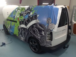 Volkswagen Caddy wrap