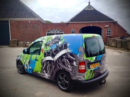 Volkswagen Caddy wrap