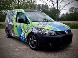 Volkswagen Caddy wrap