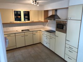 Zwart hout-look keukenwrap