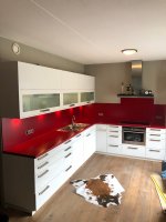Beton-look keukenblad wrap