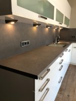 Beton-look keukenblad wrap