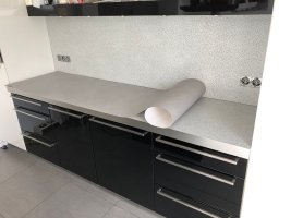 Beton-look keukenblad wrap