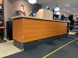 Zwart hout-look meubelwrap