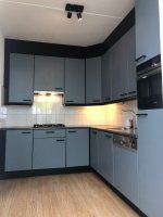 Painted wood keukenwrap