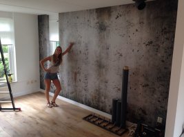 Airtex muur wrap