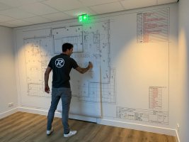 Airtex muur wrap