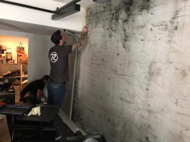 Airtex muur wrap